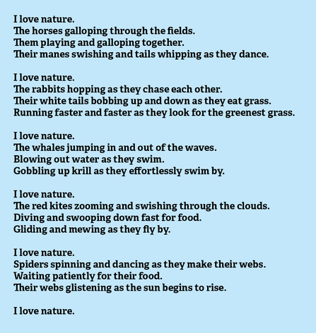 Isabella's poem