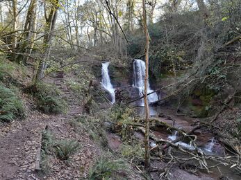Pwll y wrach waterfall