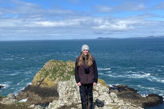 Ella, Skomer volunteer