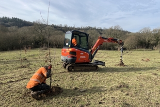 Tree Planting at Teifi Marshes