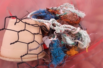 beach clean litter