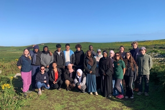 Black2Nature group picture on Skomer Island
