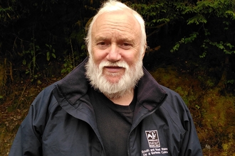 Phil in the woods.