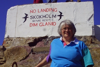 Wendy on Skokholm