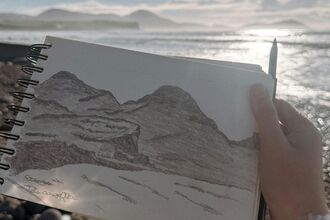 Sketching the coast 
