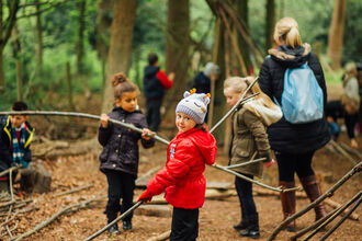 Young people volunteering