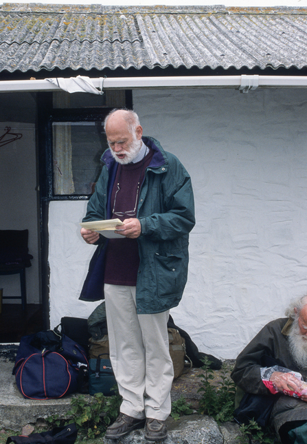 David Saunders in Skokholm