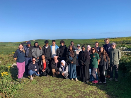 Black2Nature group picture on Skomer Island