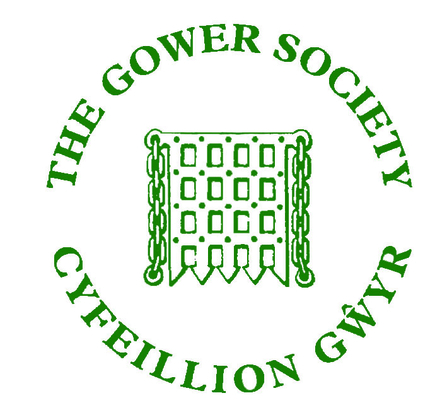 Gower Society Logo - green text in a circle.