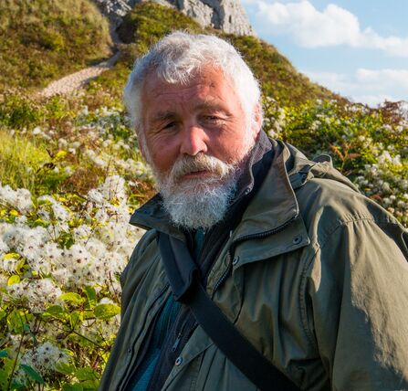 Mike Alexander outside. 