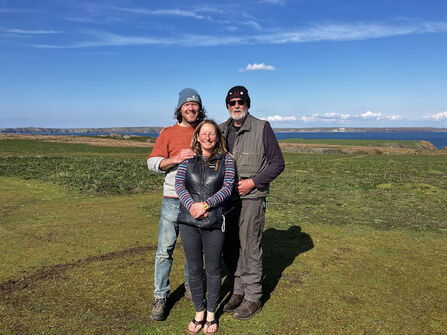 Howard Driver on Skokholm Island