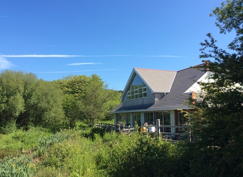 Parc Slip Visitor Centre and Pond