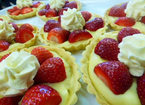 Cakes from the Glasshouse Cafe